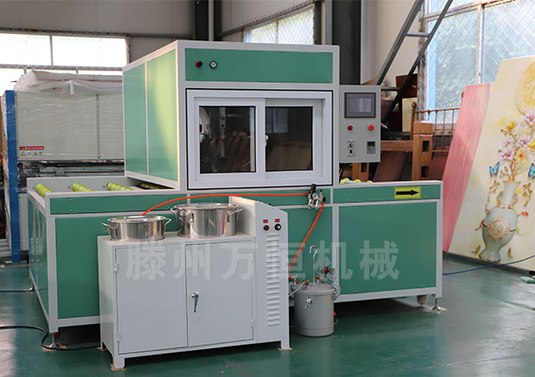 水晶封釉機不同角度拍圖